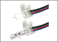 RGB Led Strip Light 4 Pins RGB LED Tape Connector Plug Power Splitter Cable 4pin Needle Female Connector Wire supplier