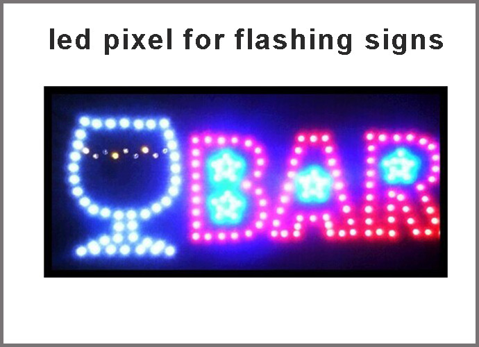 9mm 12mm 5VDC led pixel light used for LED flashing sign ultra Bright ...