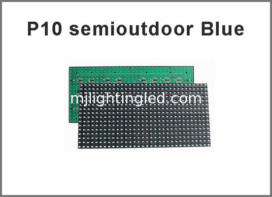 5V Semioutdoor Usage Display Screen 320*160  32*16pixels For Advertising Signage Led Display Screen P10 LED Module Blue