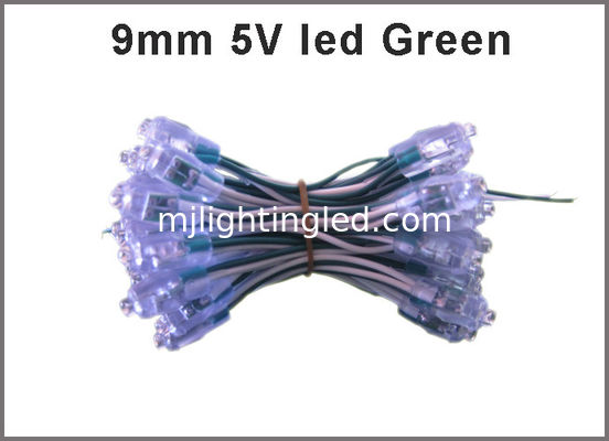 DC5V 9mm Green LED Ball String Light Waterproof For advertising lighting letters