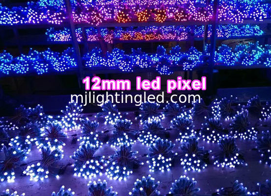 CE Rohs Colorfull Led Lamp 12mm RGB Pixels For Advertising 3D Letters RGB Display Screen.
