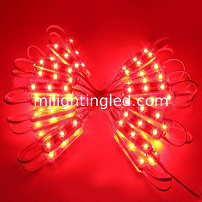 5054 Led Module 3chip Modules Of Red LED 5054SMD 0.72W 12V IP65 For Shop Branding