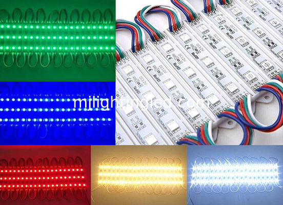 5050 12V RGB LED Module Waterproof  Colorchanging Lighting For Advertising Signage