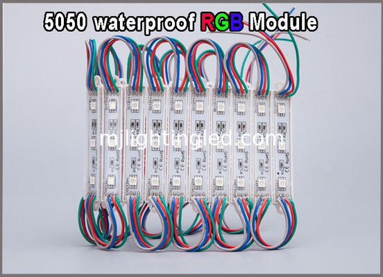 5050 12V RGB LED Module waterproof color changing pixel modules lighting for advertisment signage