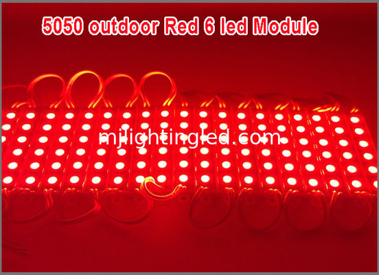 5050 6-LED Module For Acrylic Mini Letter DC12V Waterproof IP68 LED Sign Backlight Modules Advertising Light Box Modules