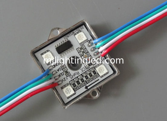 Waterproof 4leds SMD5050 RGB Pixel Led Module 6803 DC12V Advertising LED Modules  Decoration Lights For Bar