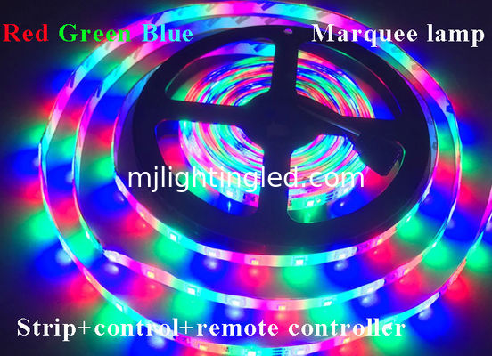 2835 LED Strip Light 12V RGB Marquee Lamp Red Green Blue Colorchange Strip Light For KTV Decoration